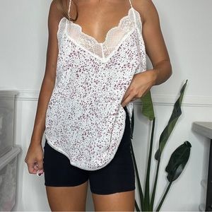 lovestitch floral flowy tank top